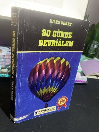 80 günde devri alem - JULES VERNE kitap kapağı