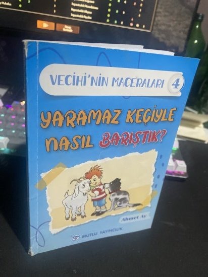VECİHİ'NİN MACERALARI- YARAMAZ KEÇİYLE NASIL BARIŞTIK? - AHMET AY kitap kapağı